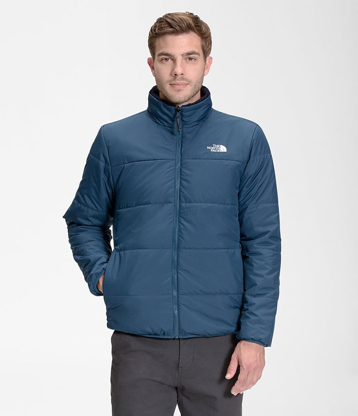 The North Face Mens Puffer Jacket Tower Peak 971JIRHYC - Blue